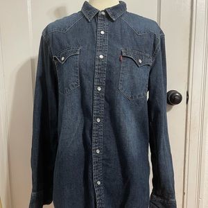Levi’s men’s denim button up